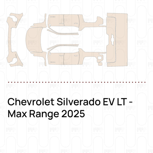 PPF prédécoupé Chevrolet Silverado EV LT - Max Range 2025