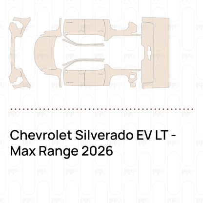 PPF prédécoupé Chevrolet Silverado EV LT - Max Range 2026