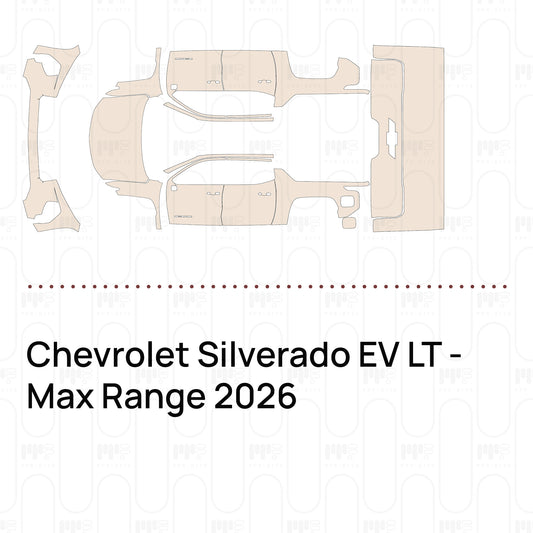 PPF prédécoupé Chevrolet Silverado EV LT - Max Range 2026