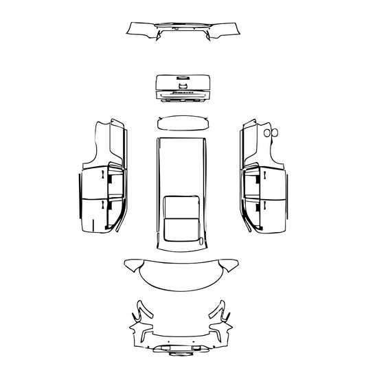 Pre-Cut PPF Chevrolet Suburban High Country 2024 - PPF-Kits
