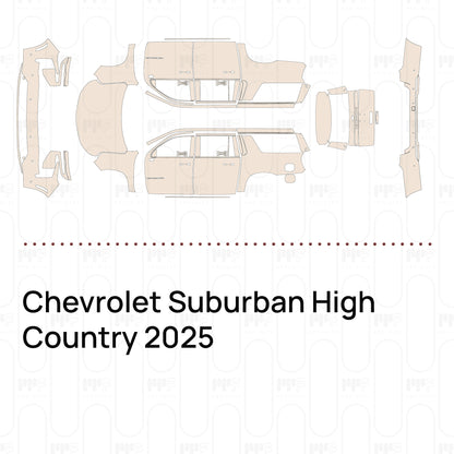 PPF prédécoupé Chevrolet Suburban High Country 2025