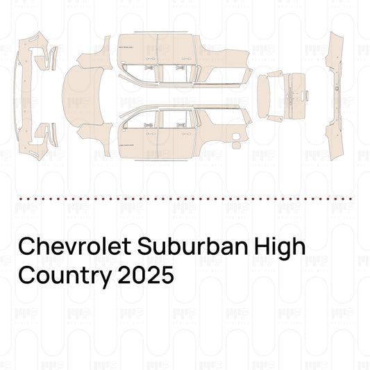 PPF prédécoupé Chevrolet Suburban High Country 2025