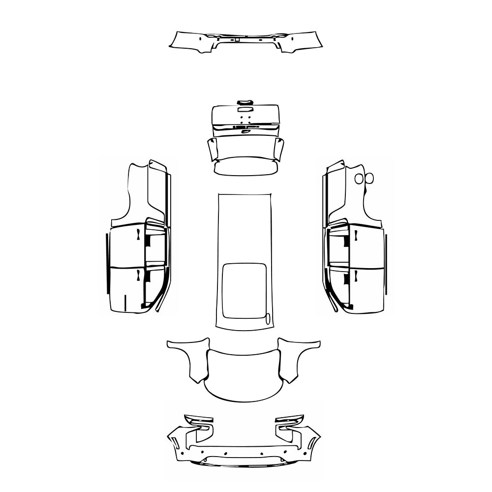 Pre-Cut PPF Chevrolet Suburban LT 2025 - PPF-Kits