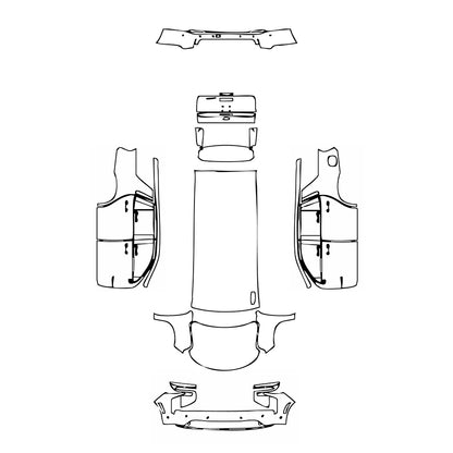 Pre-Cut PPF Chevrolet Tahoe LS 2025 - PPF-Kits
