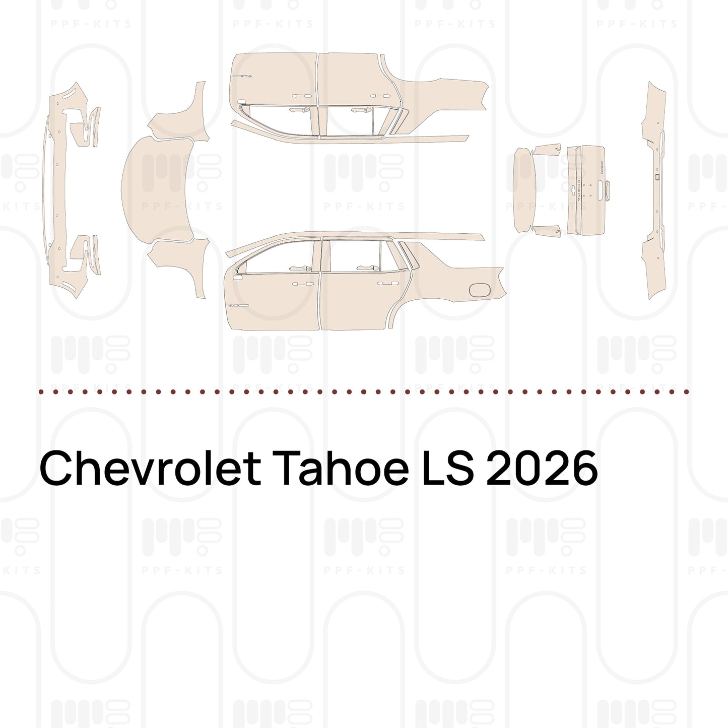 PPF prédécoupé Chevrolet Tahoe LS 2026