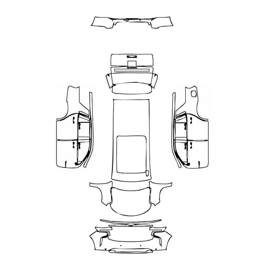 Pre-Cut PPF Chevrolet Tahoe LT 2021 - PPF-Kits