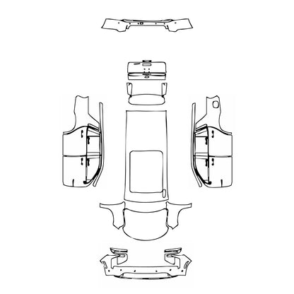 Pre-Cut PPF Chevrolet Tahoe LT 2025 - PPF-Kits