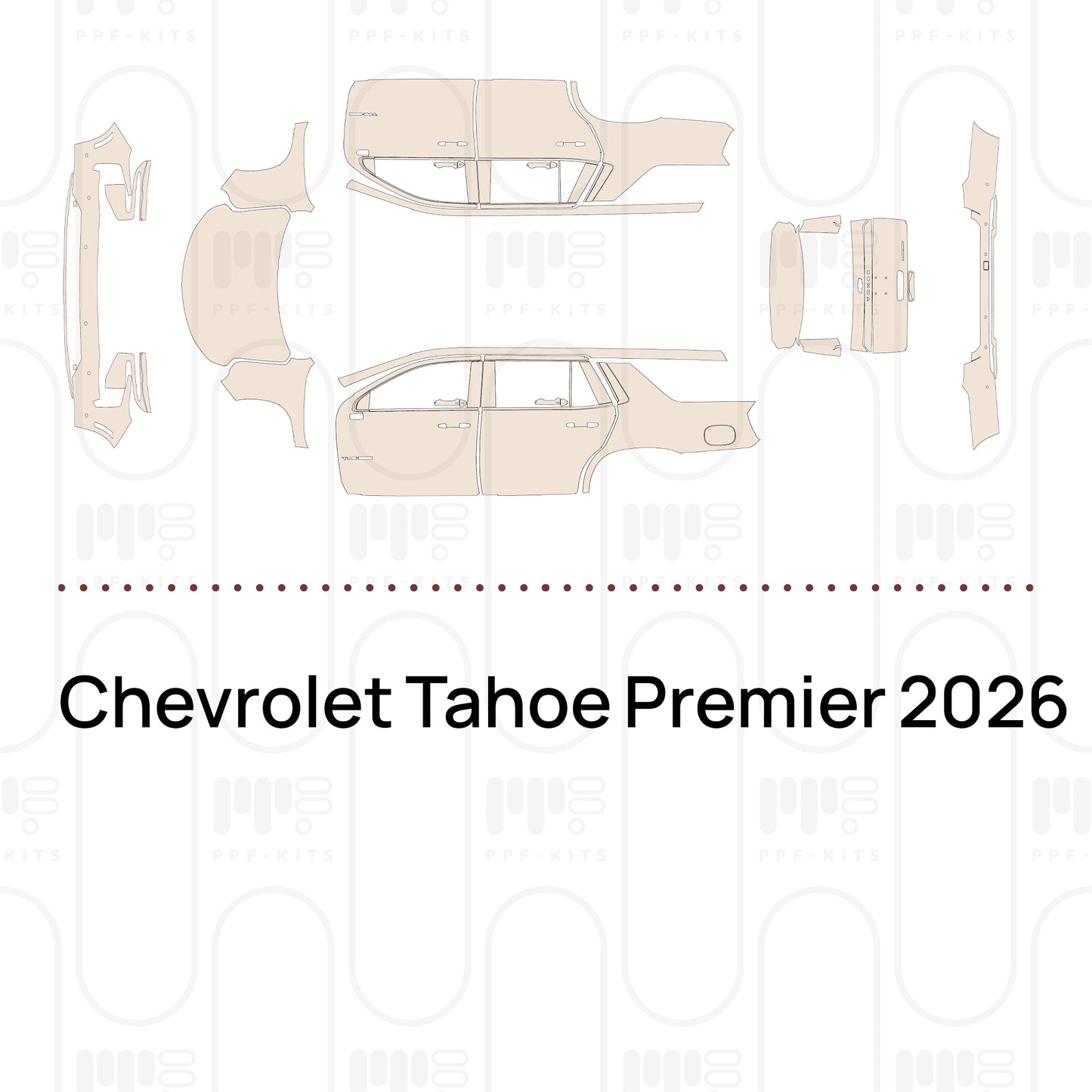 PPF prédécoupé Chevrolet Tahoe Premier 2026