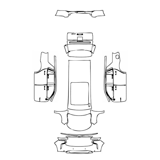 Pre-Cut PPF Chevrolet Tahoe RST 2021 - PPF-Kits