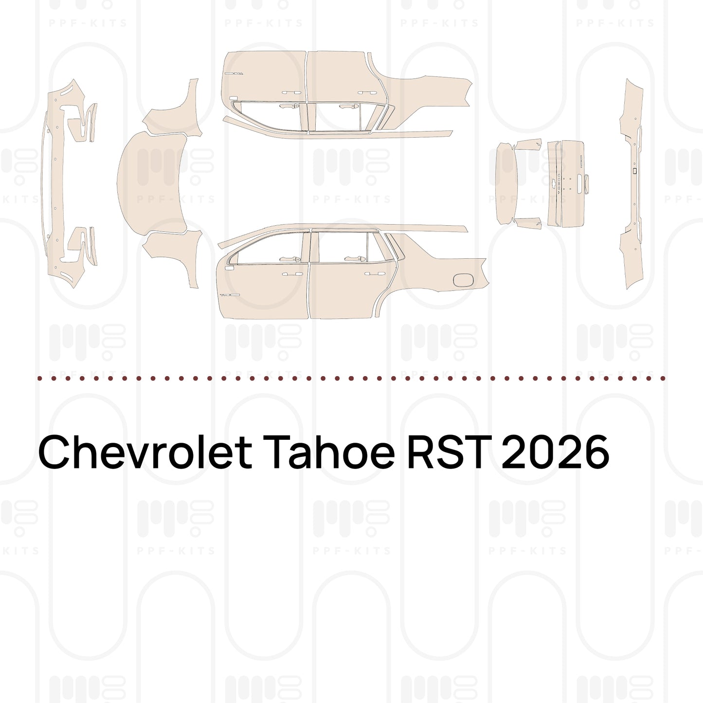 PPF prédécoupé Chevrolet Tahoe RST 2026
