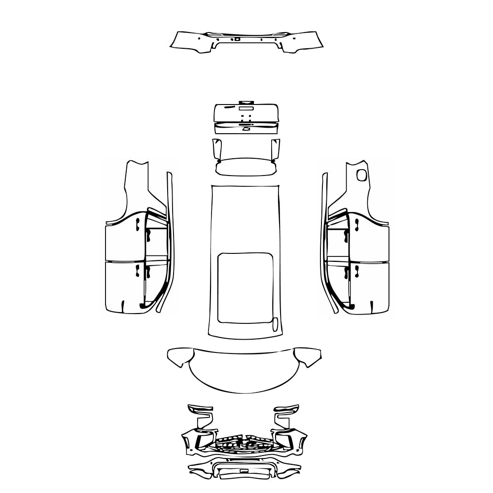 Pre-Cut PPF Chevrolet Tahoe Z71 2025 - PPF-Kits