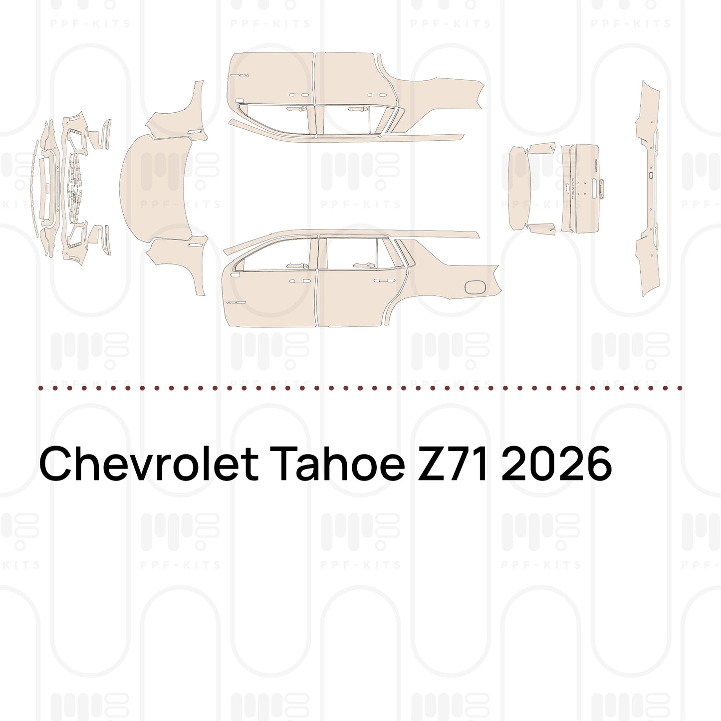 PPF prédécoupé Chevrolet Tahoe Z71 2026