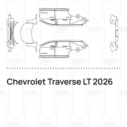 PPF prédécoupé Chevrolet Traverse LT 2026