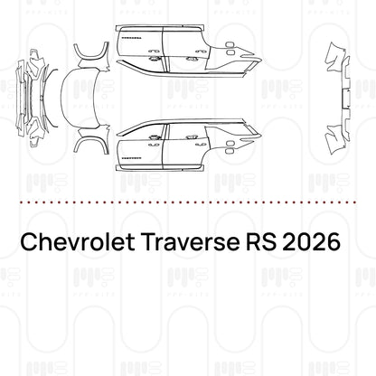 PPF prédécoupé Chevrolet Traverse RS 2026