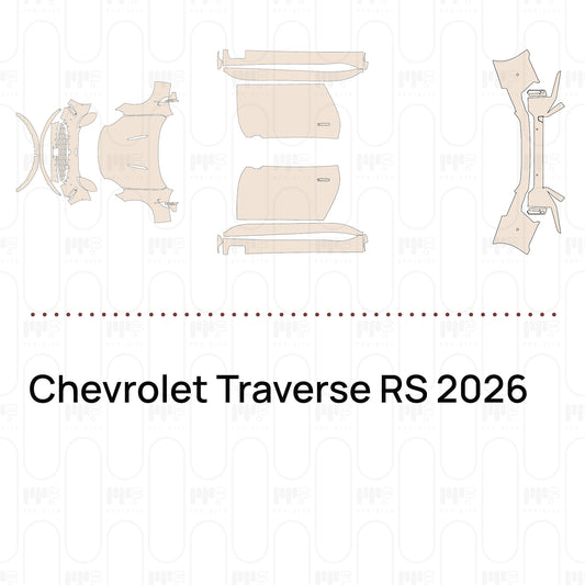 PPF prédécoupé Chevrolet Traverse RS 2026