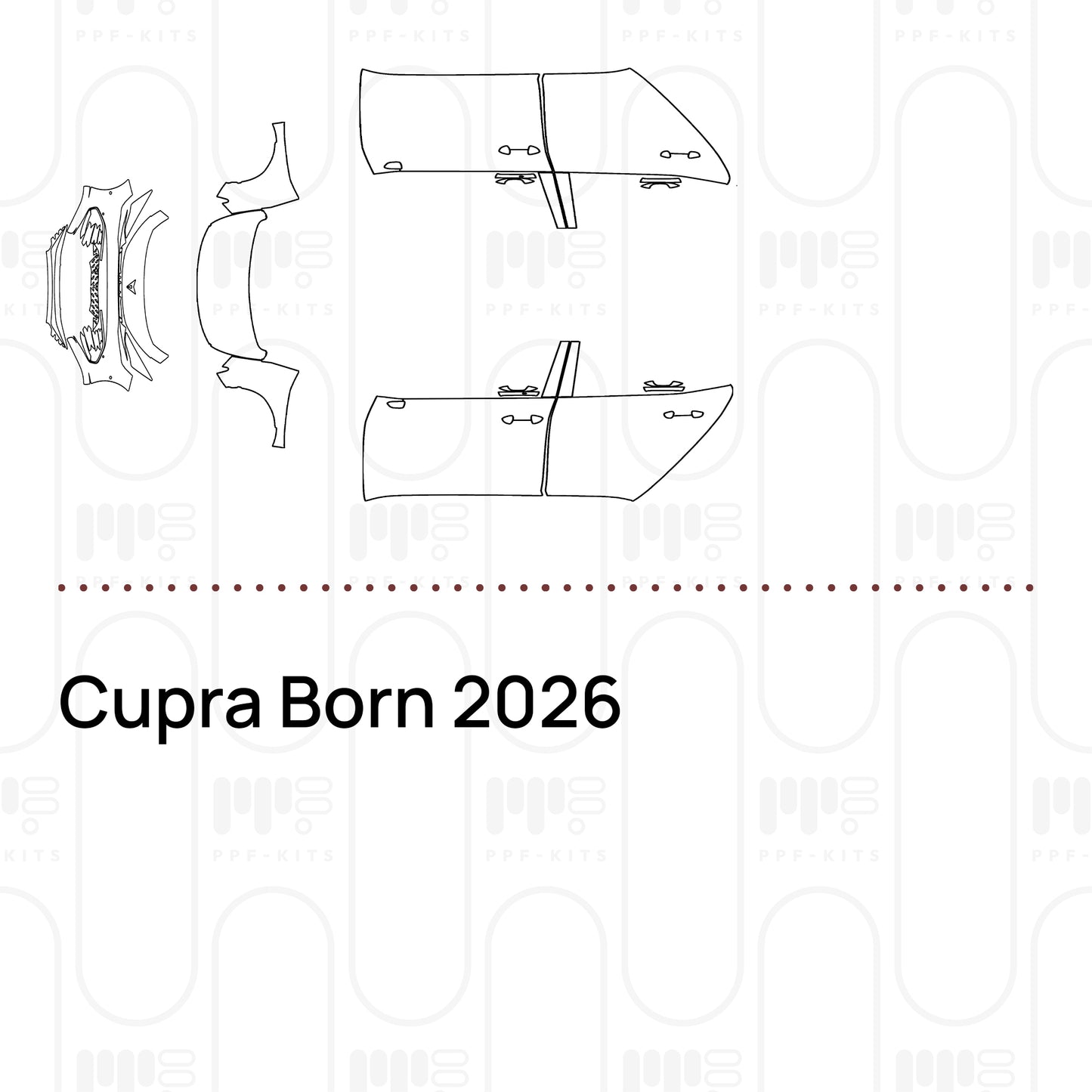 PPF prédécoupé Cupra Born 2026