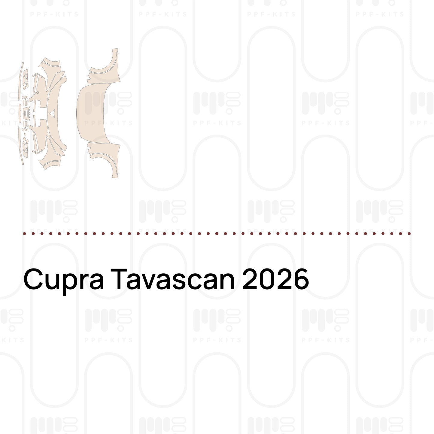 PPF prédécoupé Cupra Tavascan 2026