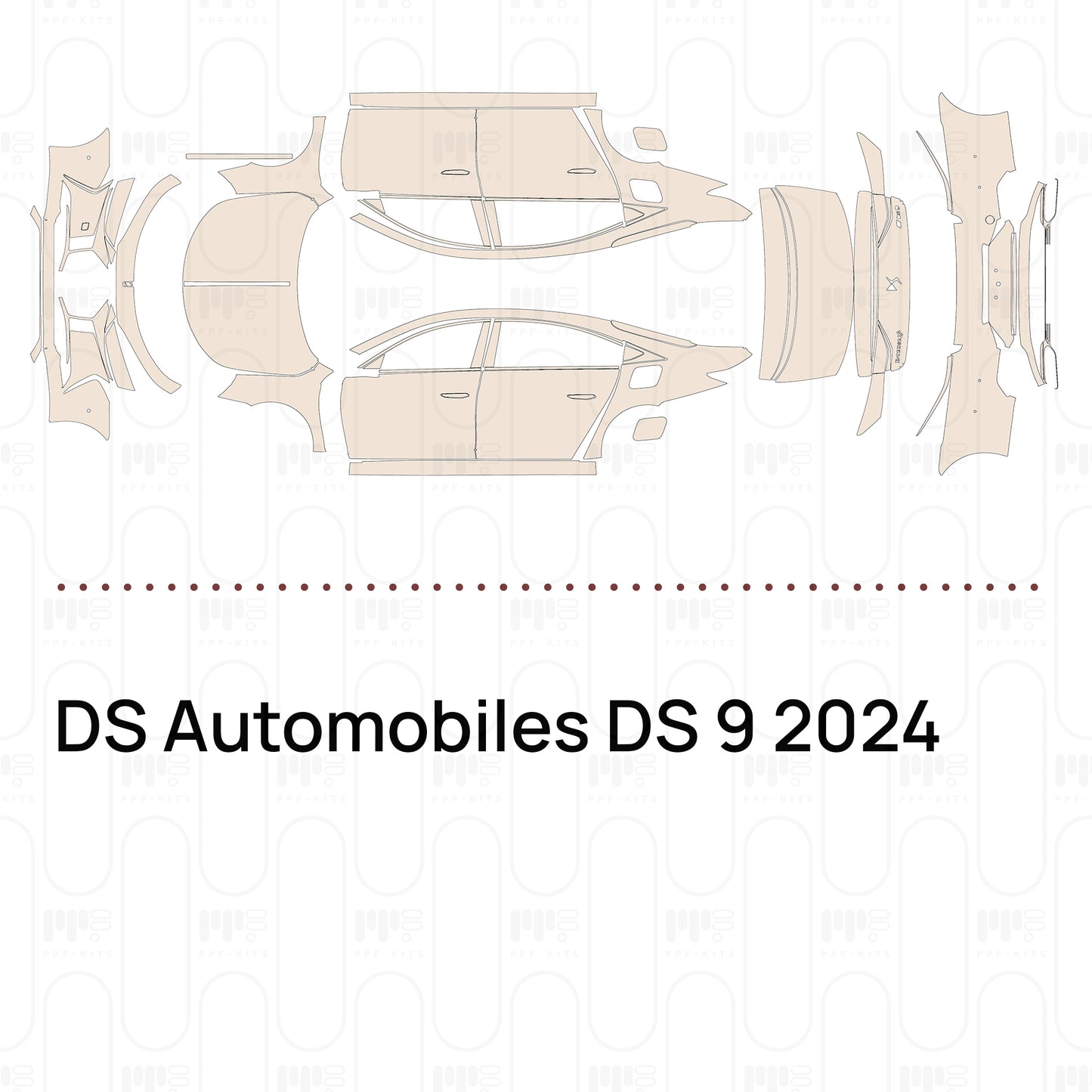 PPF prédécoupé DS Automobiles DS 9 2024