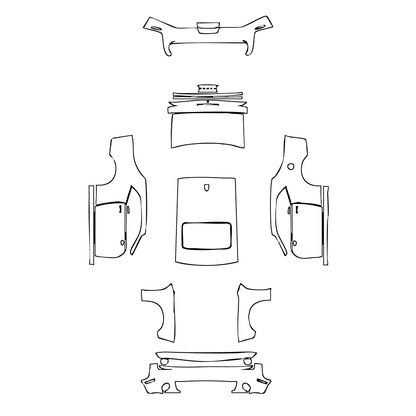 Pre-Cut PPF Dodge Challenger Standard body R T 2021 - PPF-Kits