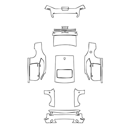 Pre-Cut PPF Dodge Challenger Standard body R T SCAT PACK 2021 - PPF-Kits