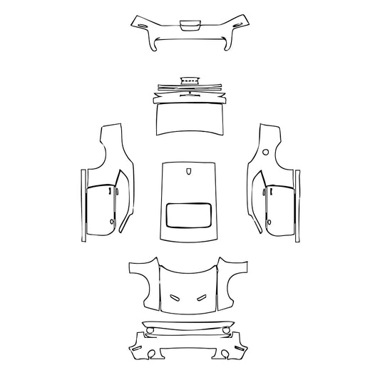 Pre-Cut PPF Dodge Challenger Standard body SXT 2022 - PPF-Kits