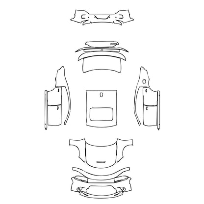 Pre-Cut PPF Dodge Charger Standard body GT 2019 - PPF-Kits