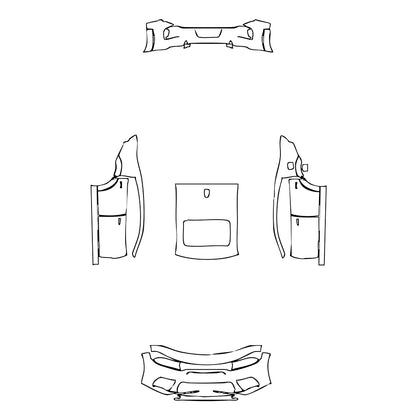 Pre-Cut PPF Dodge Charger Widebody SRT JAILBREAK 2023 - PPF-Kits