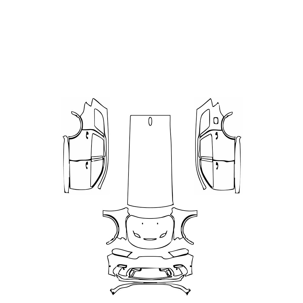 Pre-Cut PPF Dodge Durango SRT 392 2023 - PPF-Kits