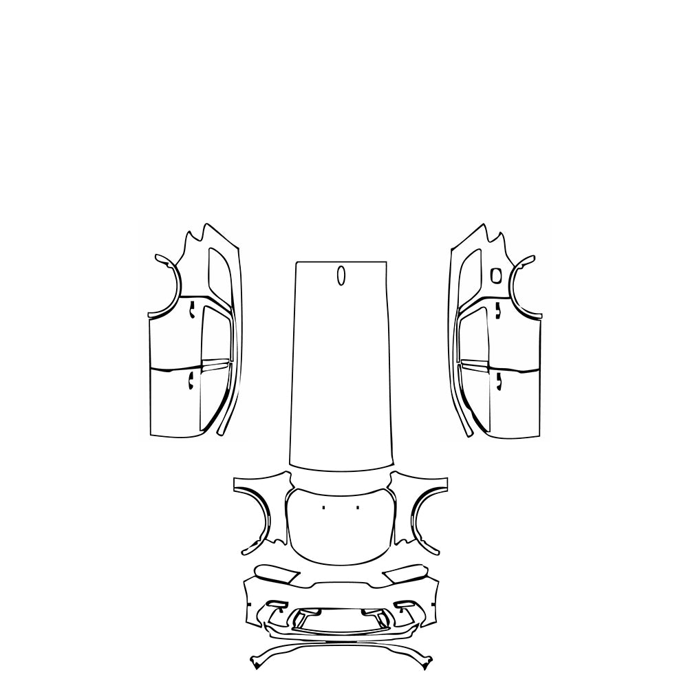 Pre-Cut PPF Dodge Durango SXT 2022 - PPF-Kits