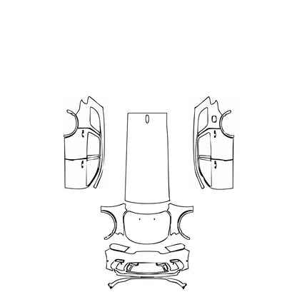 Pre-Cut PPF Dodge Durango SXT 2023 - PPF-Kits