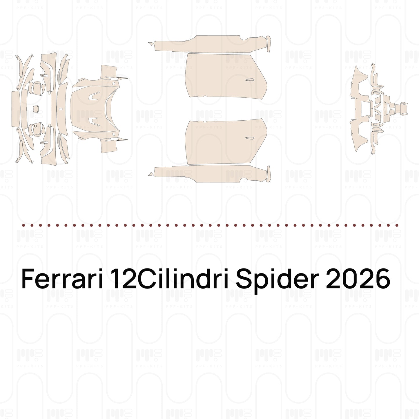 PPF prédécoupé Ferrari 12Cilindri Spider 2026