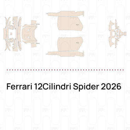 PPF prédécoupé Ferrari 12Cilindri Spider 2026