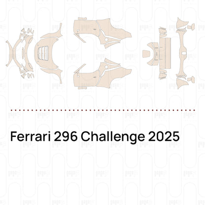 PPF prédécoupé Ferrari 296 Challenge 2025