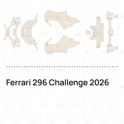 PPF prédécoupé Ferrari 296 Challenge 2026