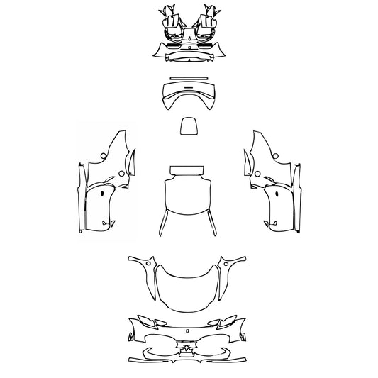 Pre-Cut PPF Ferrari 296 GTB 2022 - PPF-Kits