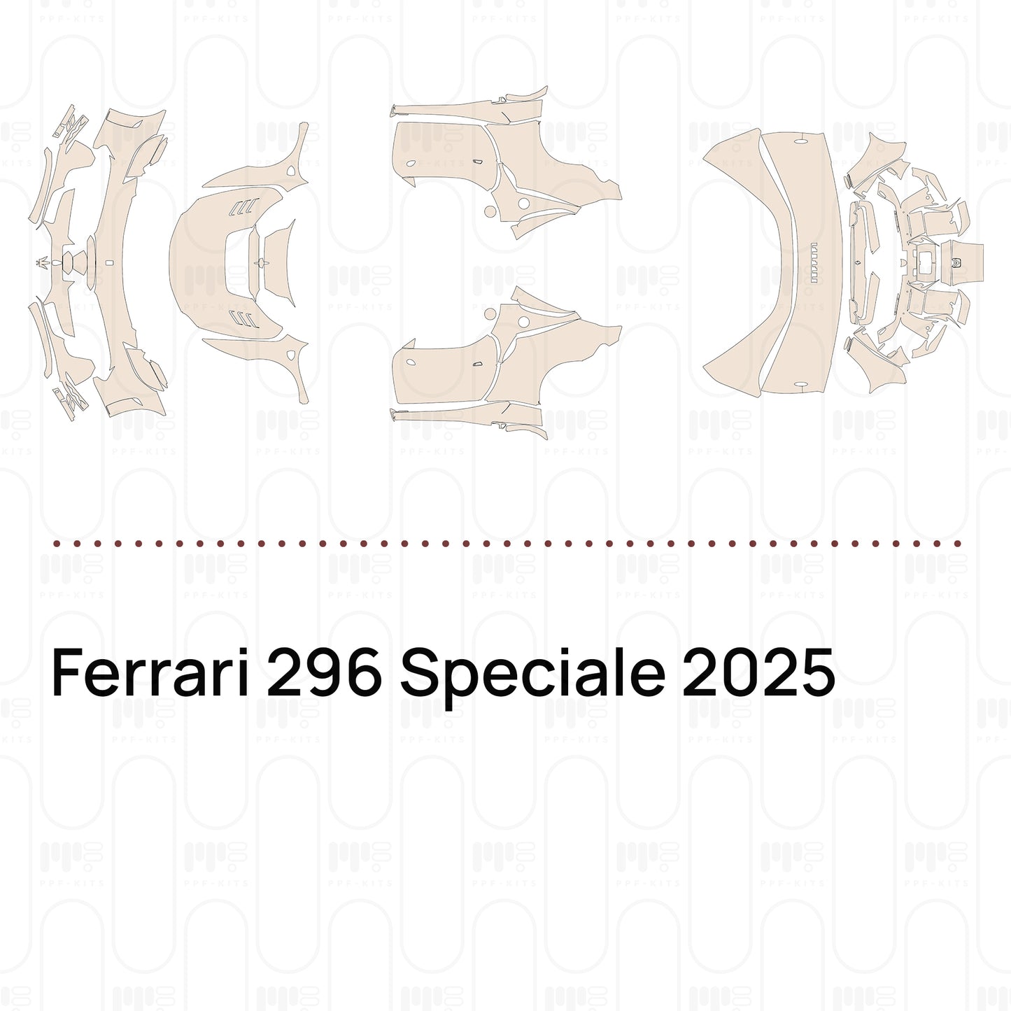 PPF prédécoupé Ferrari 296 Speciale 2025