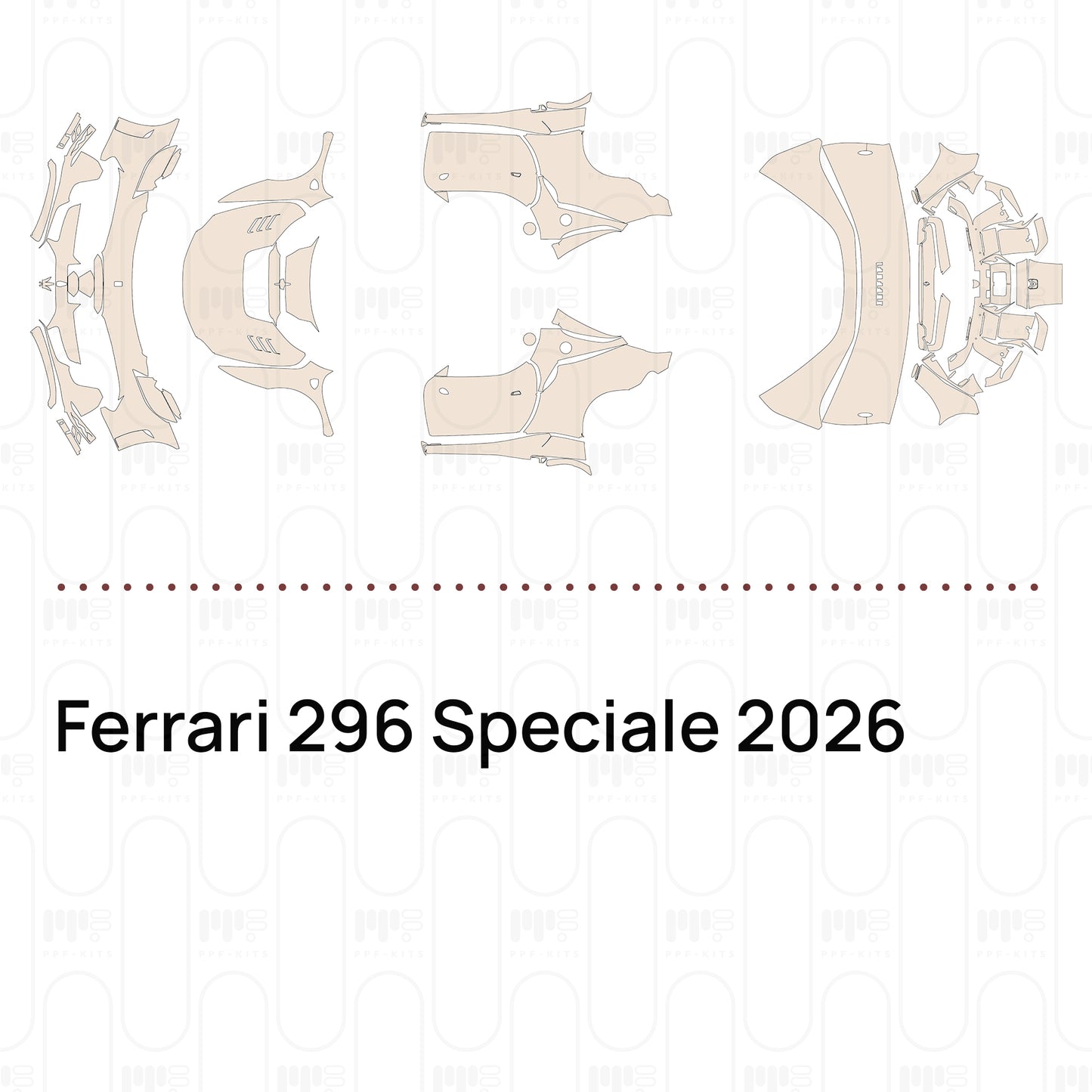 PPF prédécoupé Ferrari 296 Speciale 2026