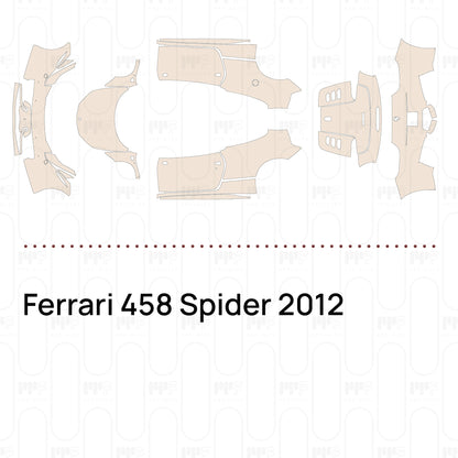 PPF prédécoupé Ferrari 458 Spider 2012
