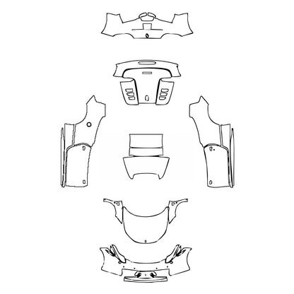 Pre-Cut PPF Ferrari 458 Spider 2015 - PPF-Kits