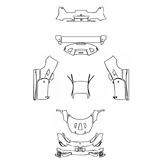 Pre-Cut PPF Ferrari 488 Challenge 2017 - PPF-Kits