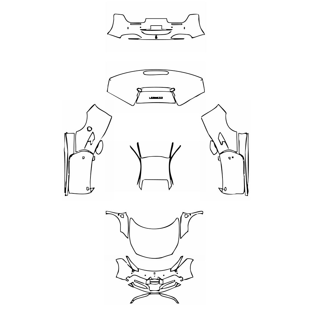 Pre-Cut PPF Ferrari 488 GTB 2016 - PPF-Kits
