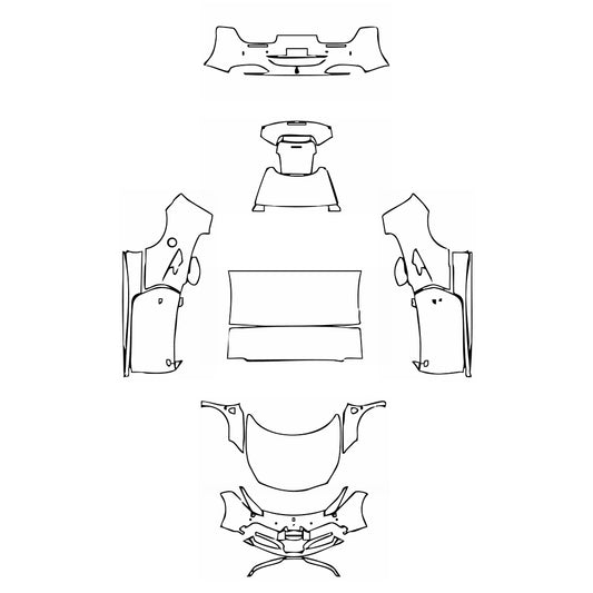 Pre-Cut PPF Ferrari 488 Spider 2016 - PPF-Kits