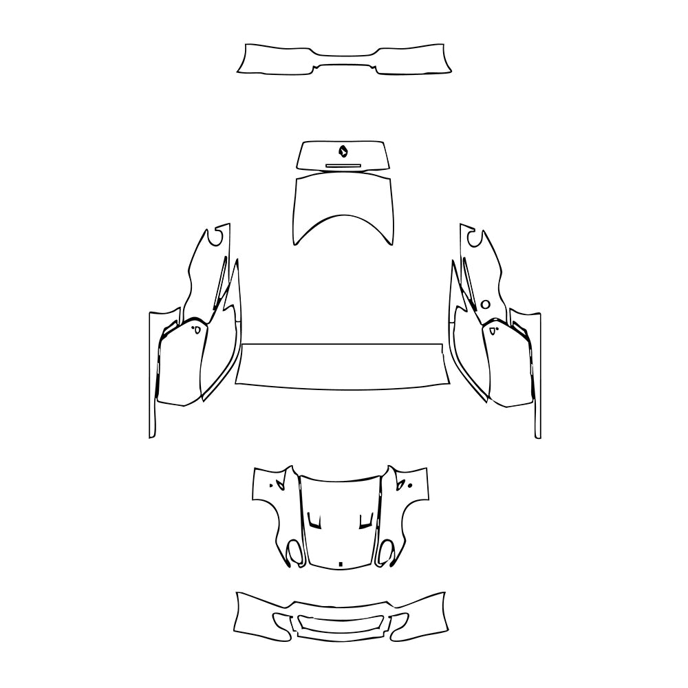 Pre-Cut PPF Ferrari 599 GTB Fiorano 2011 - PPF-Kits