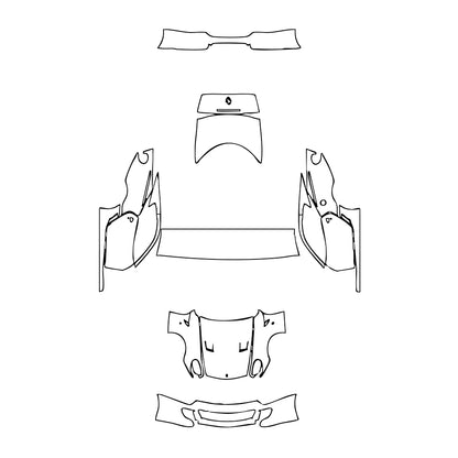 Pre-Cut PPF Ferrari 599 GTB Fiorano 2011 - PPF-Kits