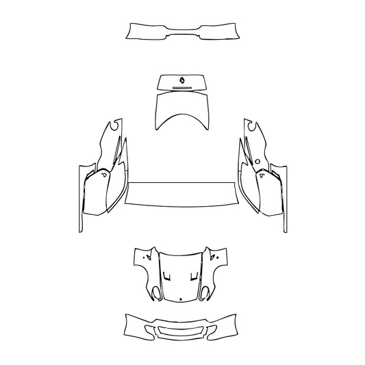Pre-Cut PPF Ferrari 599 GTB Fiorano 2011 - PPF-Kits
