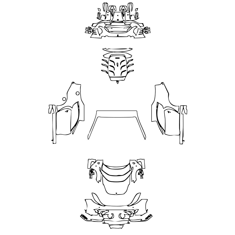 Pre-Cut PPF Ferrari 812 competizione 2022 - PPF-Kits