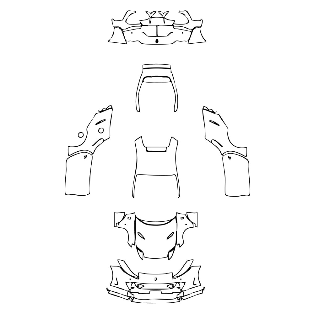 Pre-Cut PPF Ferrari 812 superfast 2021 - PPF-Kits