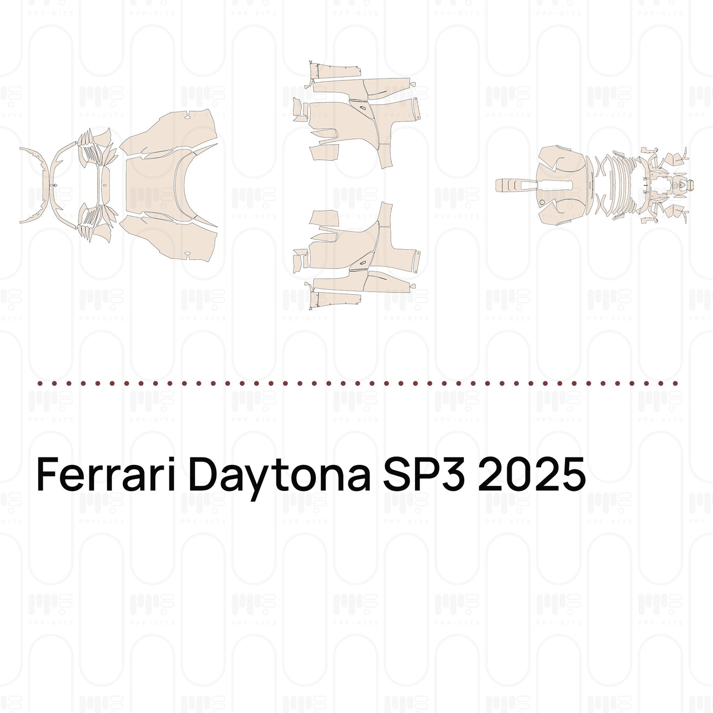 PPF prédécoupé Ferrari Daytona SP3 2025