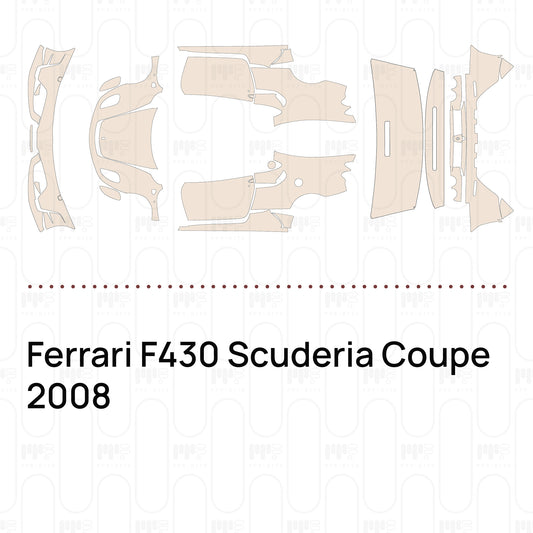 PPF prédécoupé Ferrari F430 Scuderia Coupe 2008