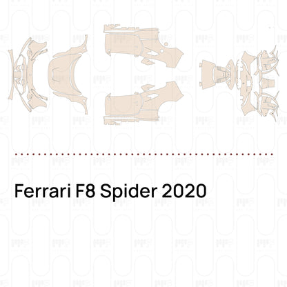 PPF prédécoupé Ferrari F8 Spider 2020